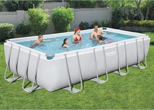 Bestway Power Steel Swimmingpool-Set Rechteckig 549x274x122 cm Bestway Power Steel Swimmingpool-Set Rechteckig 549x274x122 cm