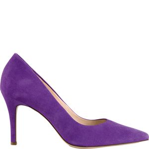 Högl 107002-82 Pumps, Damen, High Heels, Leder, Lilac, spitze Kappe - Damenschuhe Top Trends, Mehrfarbig, leder (samtkid), absatzh&oumlhe: 70 mm