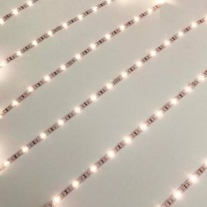 90 LED Lichtband / LED Stripe warmweiß 3m selbstklebend transparent