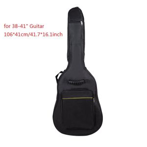 41-Zoll-wasserdichte Gitarrentasche mit dicker Polsterung, verstellbarem Schultergurt, Gitarren-Gigbag-Rucksack für Bass/E-Gitarre