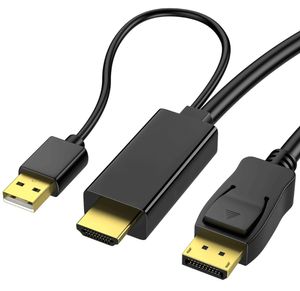HDMI zu DISPLAYPORT DP 4K 60Hz 1.8m Konverterkabel Reagle