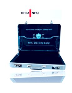 1x RFID / NFC Blocker Karte, NFC Schutz für Ihre EC & Kreditkarten in Ihrem Smart-Wallet,  Schutzkarte, BlockingCard