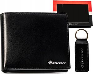 Rovicky Set peňaženky s kľúčenkou Absyreas čierna One size