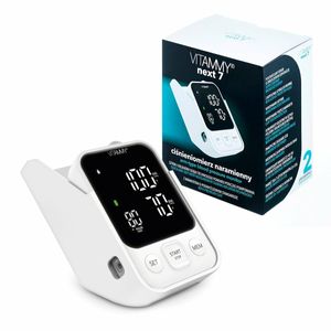 VITAMMY NEXT 7 Schultermanometer mit Sprachfunktion und höherer Standardmanschette