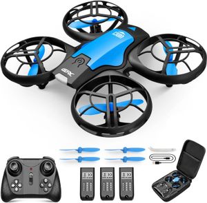 Mini Drohne für Kinder RC Quadrocopter mit 3 Akkus, 27 Minuten Flugzeit, Handsensor, Automatische Höhenhaltung, 360° Rollen, Kopfloser Modus, One-Key