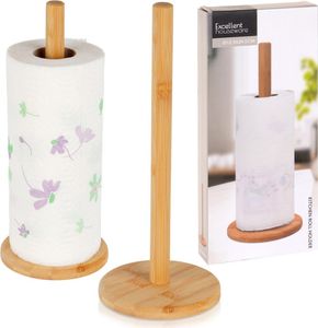 Papierhandtuchhalter Küchenrollenhalter Rollenhalter Papierhandtuchspender aus Holz 29,5 cm