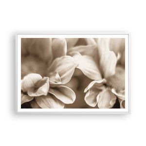 Gerahmtes Poster - Weißer Rahmen - Blumen Boho ohne - 100x70 cm - Wand Bild - Wanddeko - Wandbilder - Kunstposter - Wandposter - Bilderrahmen - Bilder - Kunstdruck - Wanddekoration - P2WAA100x70-4767