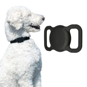 Artwizz PetStrap Case für Apple AirTag - Silikon Hülle als GPS-Tracker und Anhänger für Hunde / Katzen Halsband - Schwarz - 1 Stück