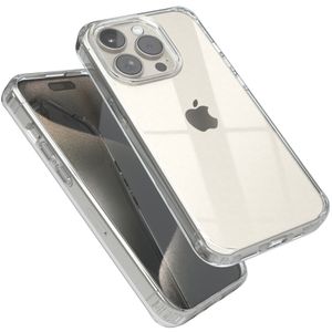 EAZY CASE - Crystal TPU Hülle kompatibel mit iPhone 15 Pro - Schutzhülle durchsichtig dünne Handyhülle für iPhone 15 Pro Hülle Silikon stoßfester Fallschutz Case Cover in Klar Transparent