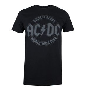AC/DC - "Back In Black" T-Shirt für Herren TV945 (M) (Schwarz)