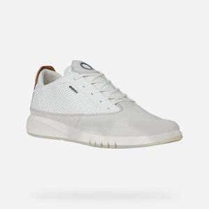 Geox Respira Męskie AERANTIS Low Top Sneaker Shoes Niskie buty U927FA Papyrus, rozmiar:EU 44 - UK 10 - 29,3 cm