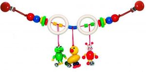 Babyspielzeug Kinderwagenkette Ente & Frosch BxLxH 520x50x140mm NEU