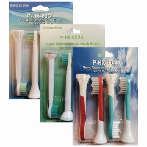 Sada 12 náhradních hlavic pro elektrické zubní kartáčky Philips P-HX-6044/P-HX-6074/P-HX-6024 – Vysoká kvalita