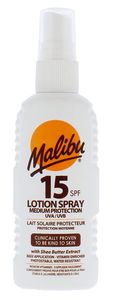 Malibu Sun Lotion Spray SPF15 Voděodolný sprej 100ml