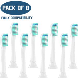 8 Stück Ersatzbürstenköpfe Zahnbürste für Philips Sonicare Electric tooth Brush