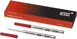 Montblanc® 124516 Kugelschreibermine - M, 2 Minen, nightfire red