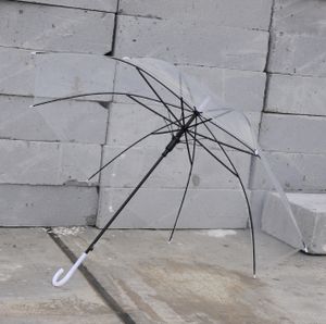 Regenschirm Durchsichtig Transparent Automatik Partnerschirm Ø70cm
