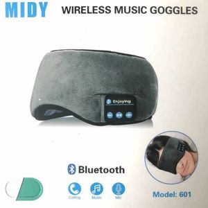 Bluetooth Schlaf Kopfhörer Auge Maske Schlaf Kopfhörer Bluetooth 5,0 Stirnband Weiche Elastische Komfortable Drahtlose Musik Kopfhörer, Grau,