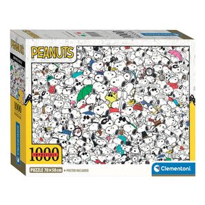 Clementoni Jigsaw Puzzle Impossible Erdnüsse Snoopy, 1000st.
