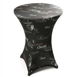 Stehtischhussen Stehtischhusse Stehtisch Husse Tischhusse 80 cm AnthrazitNachbildung