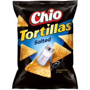 Chio Tortillas Original Salted vegetarisch vegan Chipstüte 110g