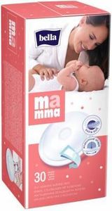 Wkładki laktacyjne, Bella Mamma z przylepcem, 30 sztuk - Długi termin ważności!