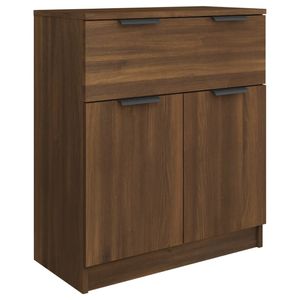 vidaXL Príborník hnedý dubový vzhľad 60x30x70 cm odvodený výrobok z dreva