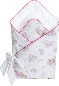 HobbyKids Babywickeldecke Babynest Babywickeltuch Wickeldecke 75x75 cm 100% Baumwolle weiß mit schlafendem Bär HobbyKids Babywickeldecke Babynest Babywickeltuch Wickeldecke 75x75 cm 100% Baumwolle weiß mit schlafendem Bär