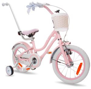 Detský bicykel 14 palcov 3-5 roky Silver Moon ružová Sun Baby