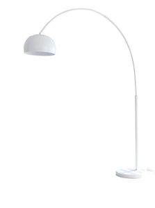 Bow lampa 195 cm bílá