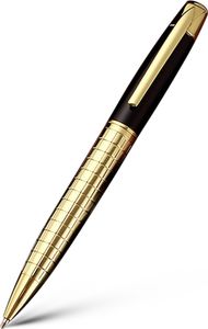 Chowane metalowe pióro kulkowe Twist Black Ink Medium Point 1,0 mm Metalowe pióro kulkowe do pisania dla szkół, biur i firm