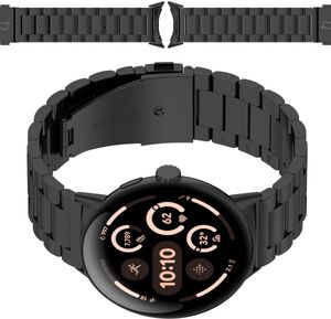 Bizon Armbanduhr Aura Google Pixel Uhr 3 / 2 / 1 41 mm schwarz
