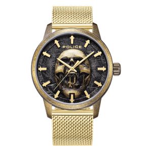 Police PEWJG0005504 Herrenuhr Goldfarben