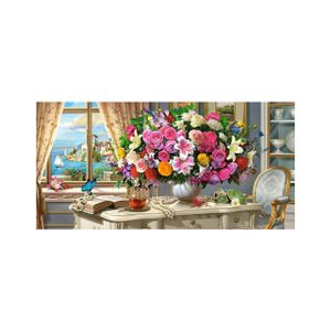 Castorland puzzle Sommer Blumen und Tasse Tee 4000 Teile, Farbe:Multicolor