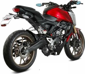 MIVV Mk3 kompletný čierny výfukový systém pre HONDA CB 125 R 2021-2024