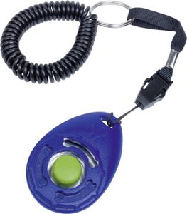 Moderne akustische Trainingshilfe Clicker für Hunde Nobby