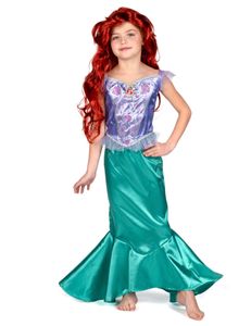 Arielle Meerjungfrauen-Kostüm Kinderkostüm blau-grün