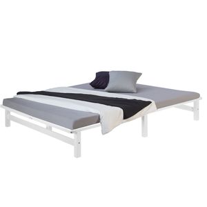 Homestyle4u 1966, postel z palet 140x200 cm postel z masivu nábytek z palet