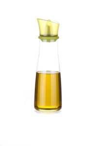 Tescoma Ölflasche aus Glas I Ölfläschchen I Ölspender I Öldosierer I Öl-& Essigspender I 500ml in Grün