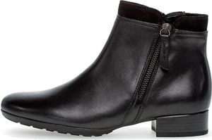 Gabor buty za kostkę 2,718, gładka skóra, czarne, damskie