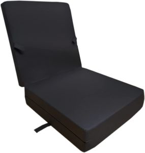 Goliez® Komfort Gästematratze - Klappmatratze für Reisebett Bett und Sitzblock, Bezug Klappbare 195x80x10cm Schwarz