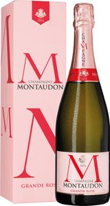 Champagne Montaudon Grande Rose 75cl in Geschenkpackung
