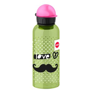 emsa TEENS Trinkflasche 0,6 Liter Motiv: Moustache