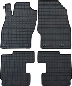 für Opel Adam ab 01/2013 Passform Fußmatten PETEX Gummimatten 4-teilig schwarz Allwettermatten Gummifußmatten