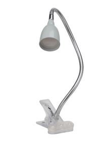BRILLIANT LED Tischleuchte Anthony | moderne Schreibtischklemmleuchte mit Flexarm | eisen/titan | Metall/Kunststoff | 2,4 W | 250 lm | 3000 K
