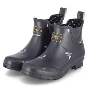 Rajn Damen Gummistiefel Bees 6151214051037, 6151214051082, 6151214053086, 6151214054014, 6151214058036, 6151214059088, 6151214059095 RAJ-UZW043 Black 38 [Schuhe Frau]