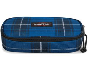 Eastpak Schlampermäppchen Federmäppchen Mäppchen Pencilcase Schulmäppchen »Oval« Checked Blue
