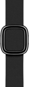 Apple Modernes Lederarmband L (40mm) für Apple Watch (160 - 180 mm Umfang) black