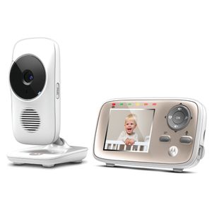 Motorola Baby MBP 667 Connect , WLAN Video Babyphone , Baby-Überwachungskamera mit 2.8" Farbdisplay , 300 Meter Reichweite