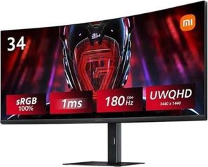 Xiaomi G34WQi Computerbildschirm 86,4 cm (34") 3440 x 1440 Pixel Wide Quad HD LED Schwarz